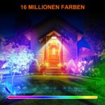 DUSKTEC 30W RGB LED Strahler Außen mit Bluetooth App – Smart Fluter für Garten & Terrasse – Bild 3
