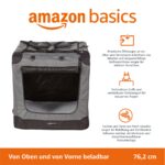 Amazon Basics Faltbare Haustier-Tragetasche 76,2 cm – Weiches Transportbett für Hunde – Bild 2