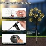 Joycome Solar-Feuerwerksleuchten 2er Set mit 160 LEDs – Gartenbeleuchtung für Balkon & Terrasse – Bild 5