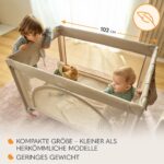 Lionelo Laura 2-in-1 Reisebett mit Seiteneinstieg – Babybett & Laufgitter 0–36 Monate – Bild 4