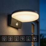 Miratic Wandleuchte mit Bewegungsmelder IP65 – Moderne Außenlampe 1300 lm Warmweiss – Bild 5