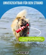 Rogz Lighthouse Wasserspielzeug für Hunde – Schwimmspielzeug mit Schnur & Apportiergriff – Bild 6