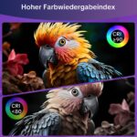 Aulaiyi LED Deckenleuchte 50cm, 36W RGB Dimmbar – Fernbedienung & Farbwechsel – Bild 5