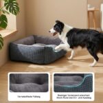 FURTIME Hundebett XL 89x63cm – Orthopädisches Hundesofa mit Memory-Schaum für grosse Hunde – Bild 5