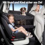GGW Hundesitz Rückbank – Wasserdicht mit Sicherheitsgurt für mittlere & Grosse Hunde – Bild 2