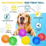 SHARLOVY 3,5" Stachelball 6er-Pack – Quietsch-Hundespielzeug mit Zahnpflege für alle Hunderassen – Bild 3