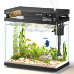 Vehipa 8L Nano Aquarium Komplettset – Intelligentes Fischtank System mit LED & Automatischer Fütterung