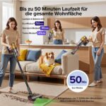 Lubluelu Akkustaubsauger 50kPa – Kabellos mit 50 Min Laufzeit & Smart Display – Bild 4