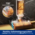 Tineco Floor One Stretch S6 Nass-Trockensauger – 20 kPa Saugkraft mit FlashDry Selbstreinigung – Bild 6