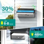 iseeway Solarlampe mit Bewegungsmelder 1500lm – IP65 Aussen-Leuchte für Garten & Terrasse – Bild 3