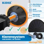 Kidiz Treppenschutzgitter 74-80 cm mit Katzenklappe – Absperrgitter ohne Bohren – Bild 7