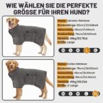 HezzLuv Hundebademantel aus Mikrofaser – Schnelltrocknend & saugfähig für alle Grössen – Bild 6