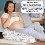 Amilian Stillkissen 170 cm XXL – Schwangerschaftskissen mit abnehmbarem Bezug – Bild 6