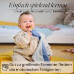 Mababu Schmusetuch Baby Musselin – 4-lagig Bio-Baumwolle & Oeko-TEX® für Neugeborene – Bild 4