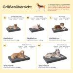 BEDSURE Orthopädisches Hundekissen 61x41cm – Memory Foam Hundebett für kleine Hunde – Bild 6