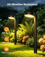 NIORSUN Solarleuchten 8er Set – 3 Farbtemperaturen & Linsentechnik für Garten & Gehweg – Bild 6