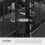 tectake® Hundegitter Auto – Kofferraumschutz mit verstellbarer Breite für sichere Autofahrten – Bild 4