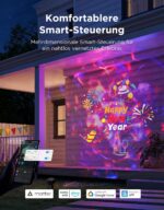 Govee Outdoor Schneeflocken Projektor mit 20 Gobos & 58 Szenen – IP67 Wasserdicht – Bild 6