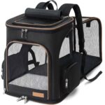 Lekesky XL Haustier-Rucksack – Erweiterbar & faltbar für Katzen und Hunde bis 10 kg