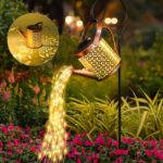 CNMTCCO Solar-Giesskanne Vintage Feenlampe – Sterndusche Gartenleuchte mit Aufhänger – Bild 3