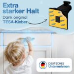 MUTKIND® 10er Set Magnetische Kindersicherung mit TESA-Kleber + 2 Schlüssel – Unsichtbare Schrankschlösser – Bild 2