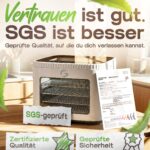 GERBERDING Dörrautomatt 500W mit 5 Edelstahlgittern – Profi-Dehydrator mit 3 Jahren Garantie – Bild 7