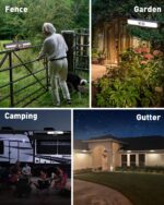 ICEKO KN Solarleuchten mit Bewegungsmelder – 600 Lumen LED für Garten & Balkon – Bild 6