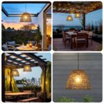 pearlstar Solar-Hängeleuchte mit LED-Filament – Wetterfeste Gartenlaterne für Aussen – Bild 6