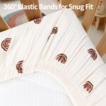 Spannbettlaken 70x140 cm Musselin Baumwolle – 2er Pack für Babybett & Kinderbett – Bild 5