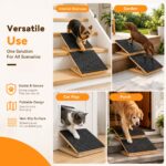 2er-Set Hunderampe mit rutschfestem Filz – Klappbar bis 45 kg für kleine & ältere Hunde – Bild 7