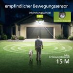 Philips Solar-Wandfluter 1200 Lumen mit PIR-Bewegungsmelder & 3 Köpfe – IP65 Sicherheitsleuchte (2er Set) – Bild 4