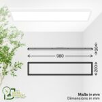 BRILONER LED Deckenlampe 98cm mit EEK A – 4800lm Neutralweiss für Küche & Büro – Bild 2