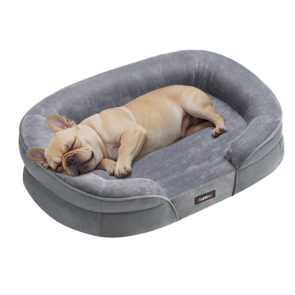 Feandrea Orthopädisches Hundebett 76x51 cm – Komfort für Mittelhunde mit Gelenkentlastung