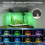 Vehipa 8L Nano Aquarium Komplettset – Intelligentes Fischtank System mit LED & Automatischer Fütterung – Bild 5
