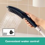 hansgrohe DogShower – Hundedusche mit 3 Strahlarten & Streichelnoppen, Mattschwarz – Bild 7