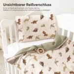 Susurration Baby-Bettwäsche-Set 100x135 cm – Musselin-Baumwolle für sicheren Babyschlaf – Bild 4