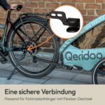 Qeridoo Fahrradkupplung Kuurs-18 – Sichere Anhänger-Anbindung für Standard-Fahrradständer – Bild 3