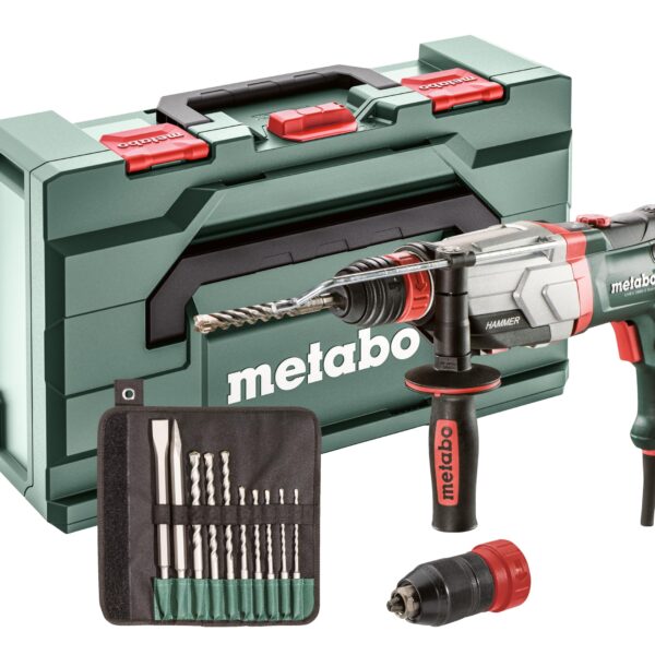 metabo UHEV 2860-2 Quick Set Multihammer – 4-in-1 Schlagbohrhammer mit SDS-plus für Profis