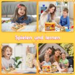 EchoToys Montessori Activity Board aus Holz – LED Lernspielzeug für Kinder ab 1 Jahr – Bild 5