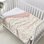 CREVENT Bio-Baumwolle Musselin Babydecke 100x100cm – Wärmeschutz für Neugeborene – Bild 5