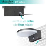 Oktaplex Ros LED Aussenlampe mit Bewegungsmelder IP65 – 1300 Lumen warmweiss – Bild 6