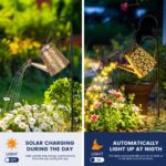 GIGALUMI Solar-Giesskanne mit 60 LEDs – Wasserdichte Gartenleuchte für aussen – Bild 3