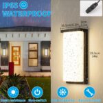 KUKAK LED Wandleuchte 32W IP65 – Aluminium Aussenleuchte 3000K Warmweiss für Terrasse & Garten – Bild 3