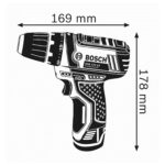 Bosch Professional GSR 12V-15 Akku Bohrschrauber – Kompakt-Set mit 39-tlg. Zubehör & 2 Akkus – Bild 2