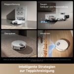 dreame Matrix10 Ultra Saugroboter – 30.000 Pa mit Multi-Mop-Wechselstation & 8 cm Hindernisüberwindung – Bild 9