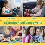 ACDAY Busy Board Montessori Spielzeug – 20 Lernaktivitäten für Kleinkinder ab 1 Jahr (Blau) – Bild 4