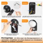 HANDSONIC 18W LED Aussenleuchte mit Bewegungsmelder – 1500 Lumen IP65 Wandleuchte – Bild 6
