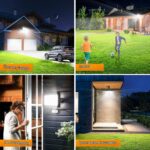 papasbox 100W LED Strahler mit Bewegungsmelder & Lichtsensor – IP66 Aussenstrahler für Garten & Garage – Bild 6