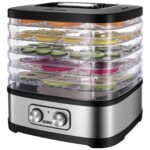 YASHE Dörrautomat GGJ-261A mit 5 Tabletts – 35-70°C Temperaturregelung für gesunde Snacks