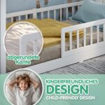 CADANI Malte Hausbett 90x200 cm – Montessori Bodenbett aus Massivholz bis 200 kg – Bild 6